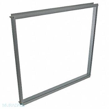 PORTA-KING G4894 In-Plant Offic Wndw 40 3/4x42 5/8in Gray, 3NYX7