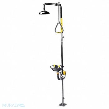 SPEAKMAN Eye/Face Wash Station Plumbed Push Hndle, 3PVT9