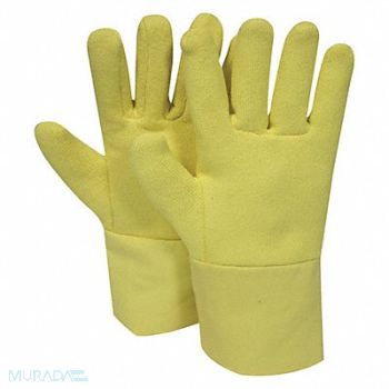 NATIONAL SAFETY APPAREL Thermal Gloves Yellow One Size PR, 3PWJ2
