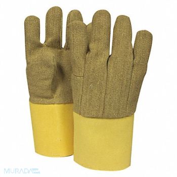 NATIONAL SAFETY APPAREL Thermal Gloves Brown PBI/Kevlar(R) PR, 3PWJ4