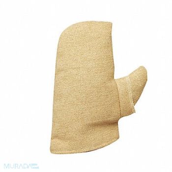 NATIONAL SAFETY APPAREL Heat Resist Mittens Ylw PBI/Kevlar(R) PR, 3PWJ6