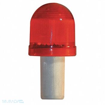 GRAINGER APPROVED Safety Cone LED Flashing Red Plastic, 3UTN2
