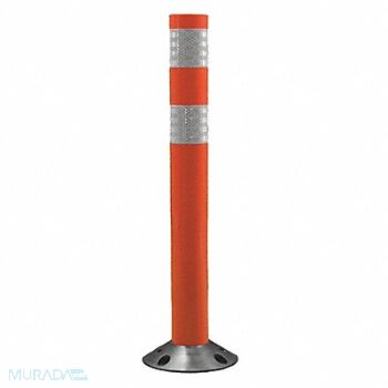 GRAINGER APPROVED H9744 Delineator Post Height 36 In Orange, 3UTX6