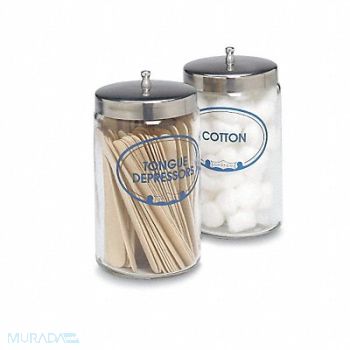 GRAINGER APPROVED Sundry Jars Glass 4 PK5, 3UZR2