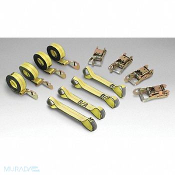 B/A PRODUCTS CO. Tie Down Strap Ratchet Poly 14 ft., 3YCW7