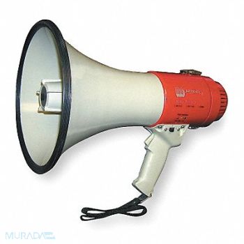 GRAINGER APPROVED Megaphone Dia 8 1/2 In Range 1 Mile, 3YML9
