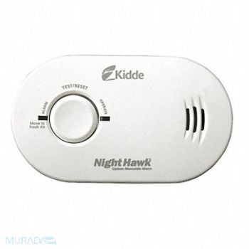 KIDDE CO2 Alarm AA Alkaline Electrochemical, 3YNJ3