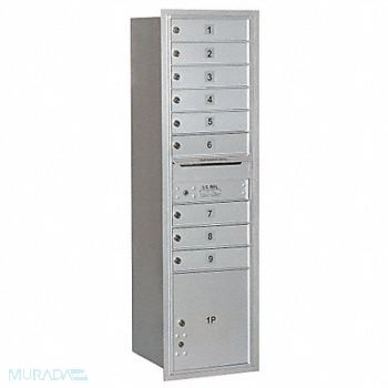 SALSBURY INDUSTRIES Standard Mailbox 9 Doors, 3YNP5