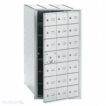 SALSBURY INDUSTRIES Standard Mailbox 4B 21 Doors, 3YNR5