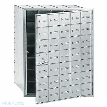 SALSBURY INDUSTRIES D0036 Standard Mailbox 4B 35 Doors, 3YNR7