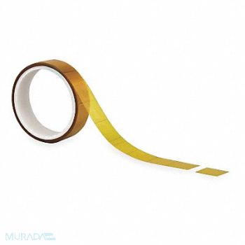 TAPECASE Film Tape 2 in x 2 in Amber 2.5 mil PK15, 16U724