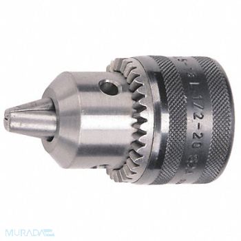 MILWAUKEE Drill Chuck Keyed Steel 1/2 In 1/2-20, 3ZX41