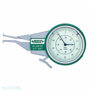 INSIZE Dial Caliper 1.6-2.4 Range 3 Jaw D SS, 409L81
