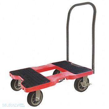 SNAP-LOC Platfrm Truck 1500lb 32inLx20-1/2inW Red, 40AL28