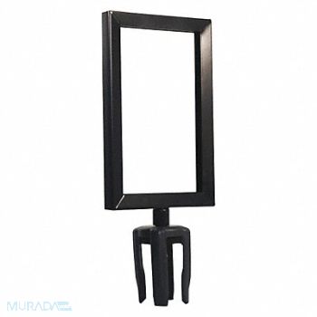 VISIONTRON Sign Frame 11in.Hx7in.L Black, 40CK33