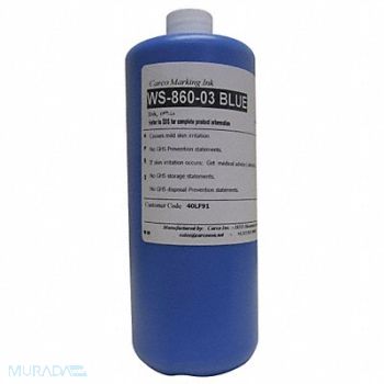 CARCO Marking Ink Dye Blue qt. 5 to 15 min, 40LF91