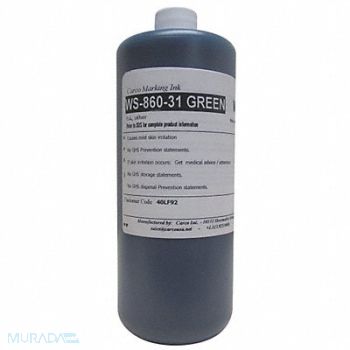 CARCO Marking Ink Dye Type Green 5 to 15 min., 40LF92