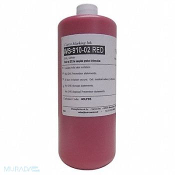 CARCO Marking Ink Pigment Type Red 5 to 15 min, 40LF95