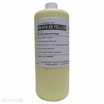 CARCO Marking Ink Pigment Yellow 5 to 15 min, 40LF99