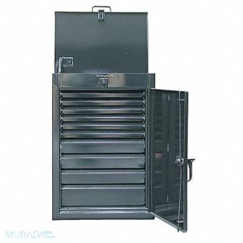 STRONG HOLD Storage Cab 40 x28 x20 DkGry 10Drwrs, 40V623