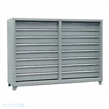 STRONG HOLD Storage Cab 59 x82 x26 DkGry 16Drwrs, 40V619