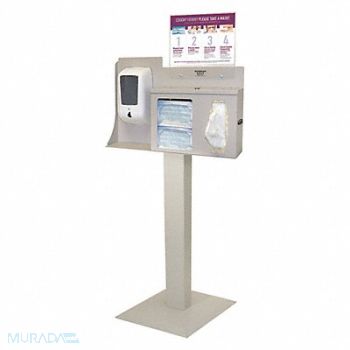 BOWMAN DISPENSERS Respiratory Hygiene Station 57-63/64 H, 410D53