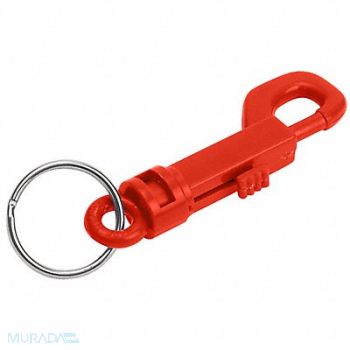LUCKY LINE PRODUCTS Plastic Key Clip L 3 1/2 In, 4FCD9