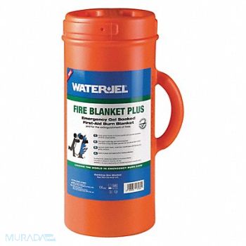 WATERJEL Fire Blanket 5 ft W 6 ft L Tan, 415J29
