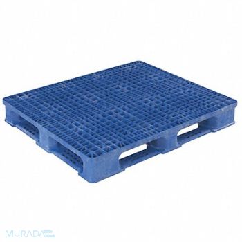 GRAINGER APPROVED Pallet Blue 6-3/4 H 40 W 48 L, 418C86