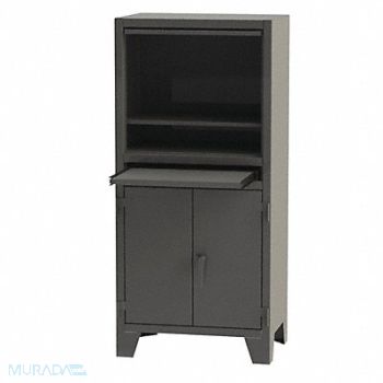 GREENE MANUFACTURING INC. CompCab 3Shlv ChrclGry 66 x36 x20, 422W81