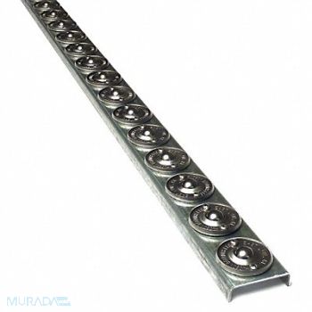 ASHLAND CONVEYOR Low Profile Ball Transfer Rail 5Ft L, 42X929