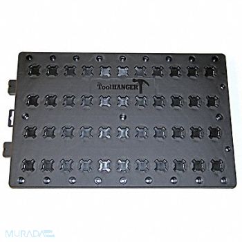 TOOLHANGER Black Tool Hanger Board 50 lb Cap., 436C64