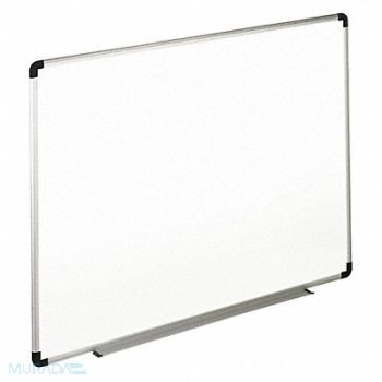 UNIVERSAL Dry Erase Board Melamine 48x36 White, 43KP68