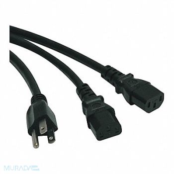TRIPP LITE Power Cord 5-15P to C13 Y Splitter 6ft, 43LY66