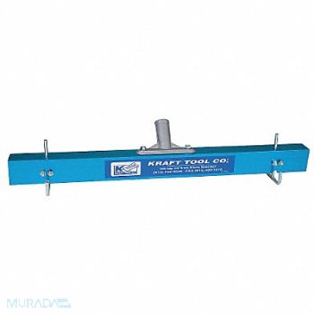 KRAFT TOOL Concrete Gauge Rake 24 in Aluminum, 43Y525