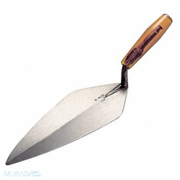 KRAFT TOOL Brick Trowel Narrow London 4-3/4 x 11 in, 43Y541