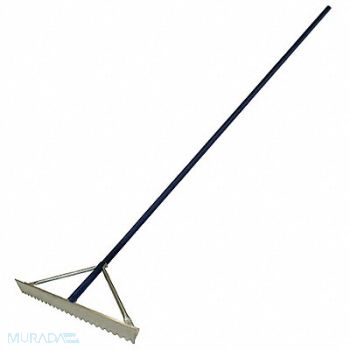 KRAFT TOOL Asphalt Rake Magnesium 43 Tines 7 ft., 43Y588