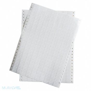 BRADY Dot Matrix Labels 0.65 W x 0.2 H Wht, 43ZK32