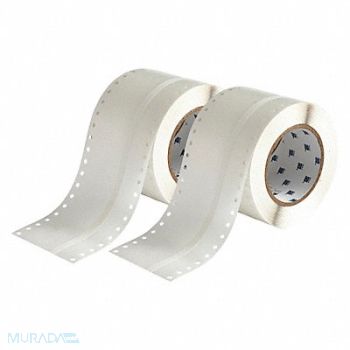 BRADY Dot Matrix Labels 0.310 x 165 ft Wht, 43ZK33