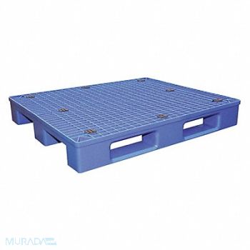 VESTIL Blue Plastic Pallet 4400 lb 48 x 40, 44RP25