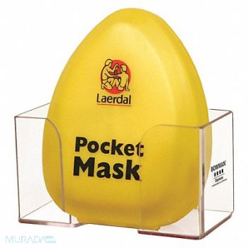 BOWMAN DISPENSERS CPR Mask Dispenser 1 Compartments Clear, 452N03