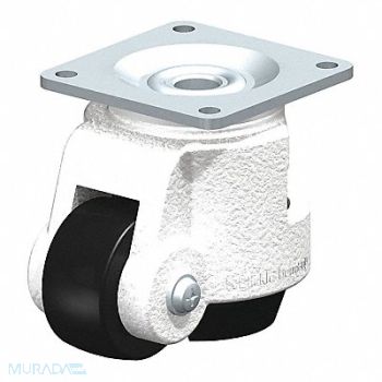 GRAINGER APPROVED Leveling Plate Caster Swivel 550 lb., 454N57