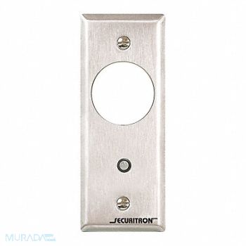 SECURITRON Mortise Keyswitch SS Momentary 5A, 45CG74