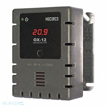 MACURCO Fixed Gas Detector O2 0 to 25% vol., 45CJ96