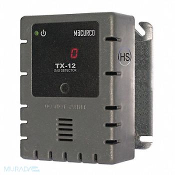 MACURCO Fixed Gas Detector H2S 4-1/2in.Hx4in.W, 45CK01