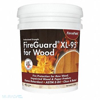 FIREGUARD Flame Retardant Coating Jug 1 gal PK4, 45EK79