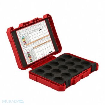 MILWAUKEE U Die Carrying Case Plastic Red, 45FE05