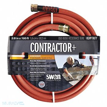 SWAN Water Hose Cold Water Red PVC 100 ft., 313G75