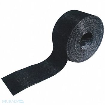 RIP-TIE Hook-and-Loop Cable Tie Roll 75 ft Black, 45FK01