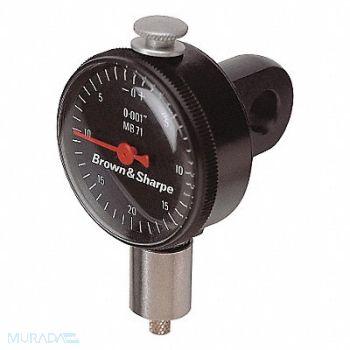 TESA BROWN SHARPE Dial Indicator 0-100 Dial Reading Black, 45JK47